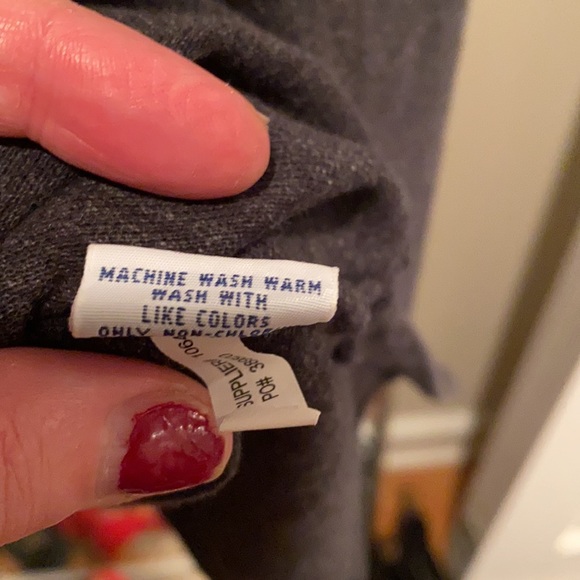 NWOT POLO RALPH LAUREN 💯 COTTON GRAY LONG SLEEVE POLO MENS SHIRT - Picture 8 of 8